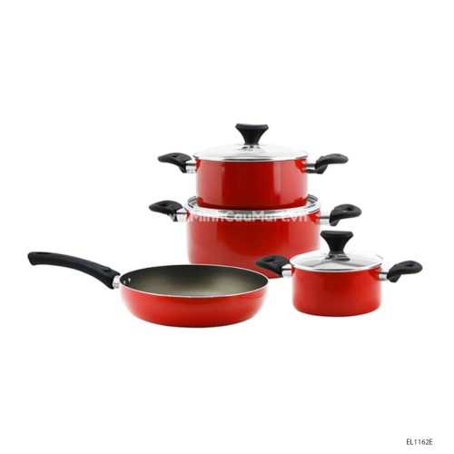 Bộ Nồi Chống Dính Đáy Từ 4c EL1162 E